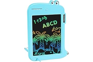 AIRMINTI LCD Tavoletta Grafica Bambini 8,8 pollici: da 2 a 8 anni LCD lavagna di scrittura - ragazzo ragazza dinosauro giocattolo da disegno regali per i bambini