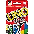 Mattel Games Uno, Jeu Avec 112 Cartes, Cartes Actions Et Cartes Joker, Règles Personnalisables, De 2 À 10 Joueurs, Jeu Apéro,
