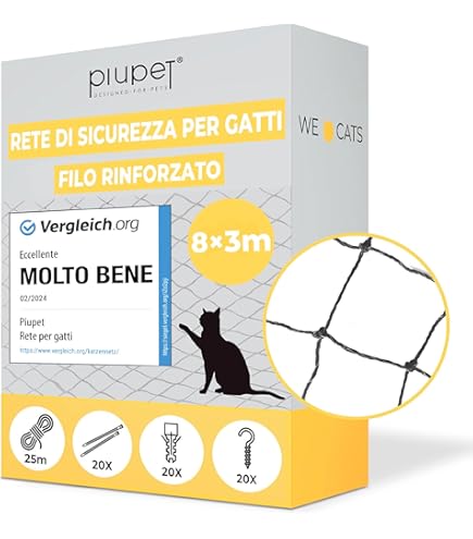 Rete Di Sicurezza Per Finestre E Balconi - Autoadesiva, Semitrasparente, Personalizzabile, Per Gatti E Anti-Insetti