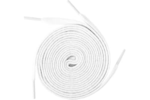 FILWO Shoe Laces Flat Trainer Shoelaces - [1 Pair, 2 Pairs, 3 Pairs (Wide 9MM)] Flat Trainer Shoes Laces Working Shoelaces Replacements, Sneakers Lace Men Women Adults Kids Laces