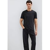 Black Basic T-Shirt Fitted/Body Seated Cut 061747-900
