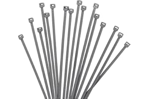 XINGO 1000 pièces Colliers de Serrage professionnelles, Gris-100mm x 2.5mm, Autobloquant, Attache Câble Résistant aux UV, Idéale pour l'intérieur et l'extérieur