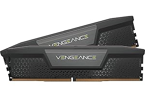‎CORSAIR Corsair Vengeance DDR5 RAM 32GB (2x16GB) 6000MHz CL36 Intel XMP 3.0 Desktop-Arbeitsspeicher – Schwarz (CMK32GX5M2E6000C36)