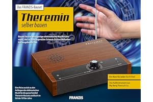 FRANZIS 65347 - Theremin selber bauen - Bausatz zum Löten, das kultige Musik-Instrument als Eigenbau - Spielen Sie das legendäre Sci-Fi-Instrument - mit Platine und 80-seitigem Handbuch, ab 14 Jahren