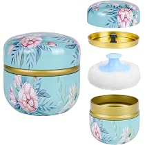 Lot De 4 Houppettes à Poudre Pour Bébé - En Peluche Douce, Multi-couleurs, Taille M