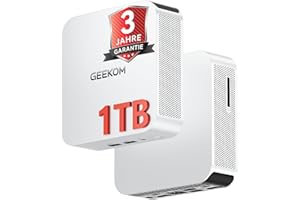 GEEKOM Mini PC A5 Pro 2026 Edition mit AMD Ryzen 5 7530U, 1TB SSD 16GB RAM(Deckt 95% der Nutzer ab) Mini Desktop PC, Windows 11 Pro Vorinstalliert, 2 x USB 4/8K Quad-Display/SD Card für Office/Home