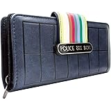 Doctor Who tredicesimo Tardis strisce Portafoglio Blu