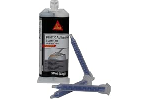 Sika - SikaForce-302, 2k kleber für z.B. Kunststoff, 50ml, schwarz