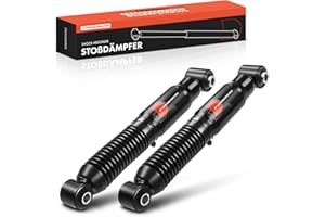 Frankberg 2x Amortisseur à gaz Arrière Gauche Droite 349mm Pression de gaz Compatible avec 206 CC 2D 206 Hayon 2A/C 206 SW 2E/K 206 Van Remplacer# 341250,6757043