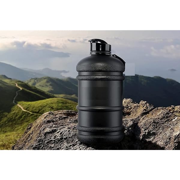 Roughhouse 2.5L Gallon Water Bottle – Leak-Proof, BPA-Free Gym Jug With Handle & Flip Lid
