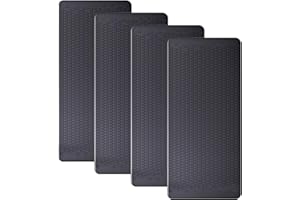 JIMISHA Tapis Antidérapant sur Tableau de Bord 160x73mm (Lot de 4), Anti-Glisse en Silicone Mat Collant Support Voiture pour Téléphone Lunettes Clé Pièces de Monnaie