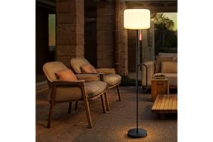 NiceBuy Lampadaire Solaire Exterieur Jardin Decorative,Dimmable Multicolor RVB Lampadaire ExtéRieur Sans Fil Rechargeable Usb,Lampadaire LED Exterieur Sur Batterie Pour Terrasse
