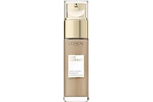 L'Oréal Paris Age Perfect nawilżający makijaż do skóry dojrzałej, dla promiennej naturalnej cery, SPF 17, 160 beżowy różowy (1 x 30 ml)