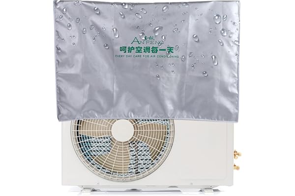 Housse Climatiseur Exterieur Plus épaisse Couverture Imperméable de Climatiseur de Couverture pour Unités Extérieures (3p (92 * 35 * 69))