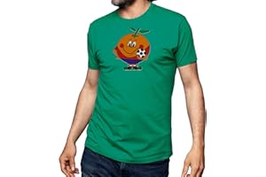 Desconocido Camiseta Naranjito Adulto/niño EGB ochenteras 80´s Retro