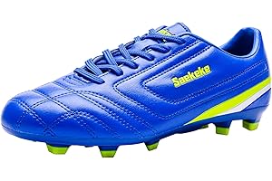 Saekeke Scarpa da Calcio FG Unisex-Bambini Ragazzi e Ragazze Scarpe da Football per Multiterreno