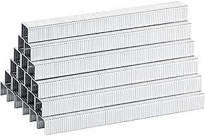 meite T50 Staples, Type 140/10 mm Heavy Duty Staples for Staple Gun, 1,512 Counts, Galvanized, 10.5 mm Crown, Compatible with T50/140 Staple Gun, Ideal for Upholstery, Furniture