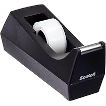 Dévidoir Ruban Adhésif Rapesco 300 - Compact Rechargeable - Lame Aiguisée - Base Antidérapante