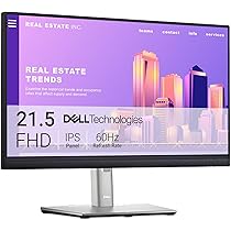 Dell P2222H 21.5 Inch Full HD (1920x1080) Monitor, 60Hz, IPS, 5ms