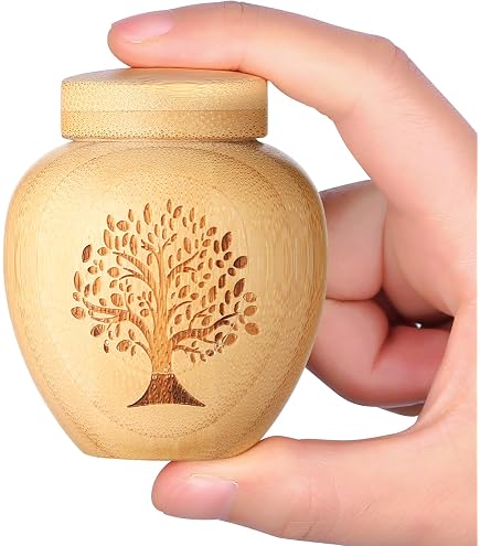 Urne piccole per ceneri umane, alte 7 cm, piccole urne di