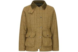 Walker and Hawkes - Hazelwood - Chaqueta de Tweed para Mujer - Abrigo Inspirado en la hípica y la Caza