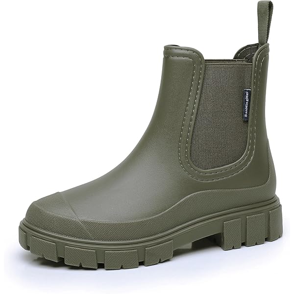 Dames Chelsea Boots Korte Slip-On Waterproof Tuinlaarzen Zwart I 33444885