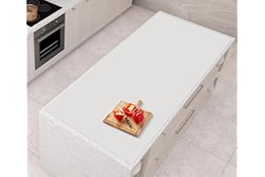 AECHY Tapis en silicone pour comptoir 120 x 60 x 0,2 cm, grand format, résistant à la chaleur, expédié enroulé, antidérapant, imperméable, protection de comptoir de cuisine et îlot, gris clair