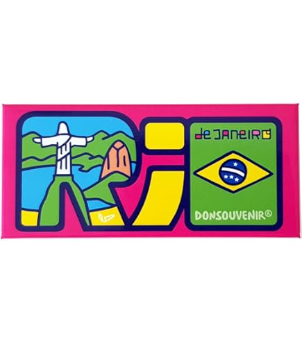 Calamita Da Frigo Rio De Janeiro | Design Originale | 7,8 X 5,4 Cm | Souvenir E Collezionismo - Foto 10