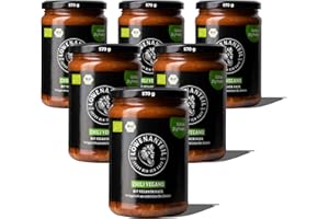 Löwenanteil - Eintopf "CHILI VEGANO" - 570g Glas mit veganem, pflanzlichem Hack - ohne Zuckerzusatz und Glutenfrei - Fertiggericht mit viel Protein und Kohlenhydraten - Menge: 6