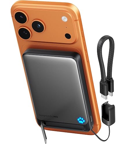 INIU 30W Magnet-Powerbank Mit Qi2-Zertifizierung – 10000mAh, Ultraschnell Für IPhone & Mehr