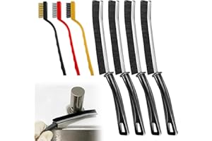 FAGENT 7 Piezas Cepillo para Limpieza de Grietas, Cepillos de Limpieza de Huecos,Cepillo Limpiador Cerdas Duras, Multifuncional, para Ventanas Esquinas, Suelos, Lavabos, Baño