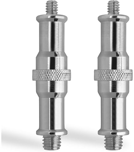 Sourcing Map Mikrofonständer Adapter – 3/8" Buchse Auf M8 Stecker, Aluminium, Schwarz, Für Kamera & Mikrofon