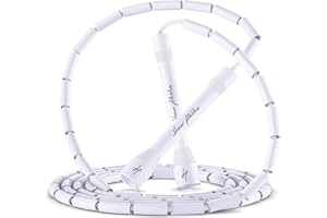 Honor Athletics 2.0 Beaded Jump Rope - Adjustable with Unbreakable Handles & Shatterproof Beads for Enhanced Fitness Training