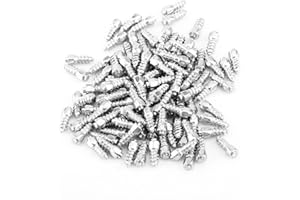 ARAMOX Auto12mm vite antiscivolo vite prigioniera, 100 pezzi 12mm per auto SUV ATV Vite antiscivolo per ruote per pneumatici neve Punte per pneumatici Trim Accessori per auto