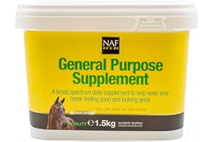 NAF General Purpose Supplement 1.5kg – Daily Vitamin & Mineral Support for Horses – Supports Condition, Coat Health, Hoof Strength & Overall Wellbeing