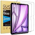 SPARIN Tempered Glass Protective Glass for iPad Air 13 Inch M2 and iPad Pro 13 Inch M4, Pack of 2 Screen Protectors for iPad 13 Inch (2024), 9H Hardness Protective Glass