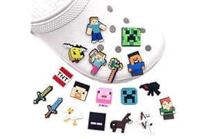 Gyoungt Cartoon Shoes Charms Cool Shoe Charms Set with Different Pattemm for Decoration for Kids Boys Girls Car