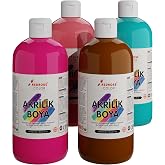 Red Rose Tamamlayıcı Renkler Akrilik Boya 4'l&uuml; Set 4x500 gr