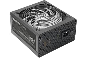 Tacens Radix Eco X 850, Fuente Alimentación PC ATX 850W, 6 Años Garantía, 87% Eficiencia, Tecnologías SMD y DC-DC, Ventilador Ultra-silencioso AI-RPM 140mm FDB, Cables Planos Extralargos, Negro