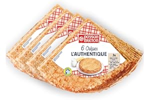 PAYSAN BRETON - 4 paquetes X6 CREPES bretonas "Authentique" (24 crepes "nature")
