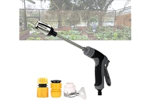 Qublex Water Blitz Pressure Washer - Washer Attachment with Durable Plastic Joints, 3 Spray Modes for Versatile Cleaning, Fits Standard Garden Hose, Ideal for Car, Fence, and Patio Cleaning
