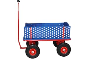 ‎BEACHTREKKER Beachtrekker Style Holzbollerwagen, Handwagen, Leiterwagen (Blaubeere)
