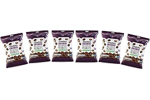 :DIABLO Diablo Milk Chocolate Peanuts - No Added Sugar, Sweetened with Stevia - Individually Packed Bags, Chocolate Covered Nuts Hamper Basket Available - Perfect for Gifting - Peanut - 40 g Pack of 6