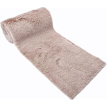 Ruban En Fausse Fourrure Synthétique - 12 Cm De Large X 2 M De Long - Idéal Pour Couture, Déco, Travaux Manuels (marron Clair)