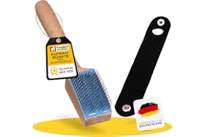 Langlauf Schuhbedarf Aufraubürste für Tanzschuhe I Bürste für Tanzschuhe mit Chromledersohle I Tanzschuhbürste, Kratzbürste, Schuhsohlenbürste, Drahtbürste