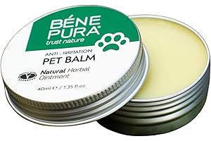 BENE PURA TRUST NATURE BenePura Bálsamo Patas Perro, Bálsamo Natural Antiirritación para Patas, Piel y Nariz, Seguro para Lamer, 40 ml