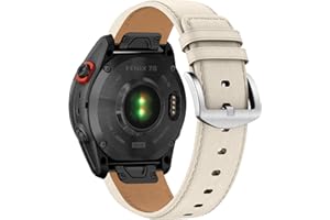 XIIORE Fenix 7S skórzany pasek, 20 mm, zapasowy pasek do zegarka Garmin Fenix 7S Solar, Fenix 7S, Fenix 7S Sapphire Solar, Fenix 6S Pro, Fenix 6S, Fenix 5S, Fenix 5S Plus, Descent MK 2S, Instinct 2S