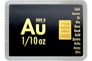 Goldstücke24 Motivbox mit echtem Goldbarren aus 999,9 Feingold – verschiedene Größen wählbar – Sammlerbarren, Anlagegold, Wertanlage & Krisenvorsorge (3,11g Gold)