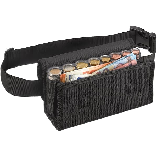 HMF 48811-02 Kellnerbörse Euro-Münzsortierer Tragegurt