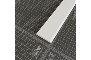 MON MARCHÉ DÉCO Champlat PVC Cellulaire 45 mm - Longueur 2.50 m - Blanc